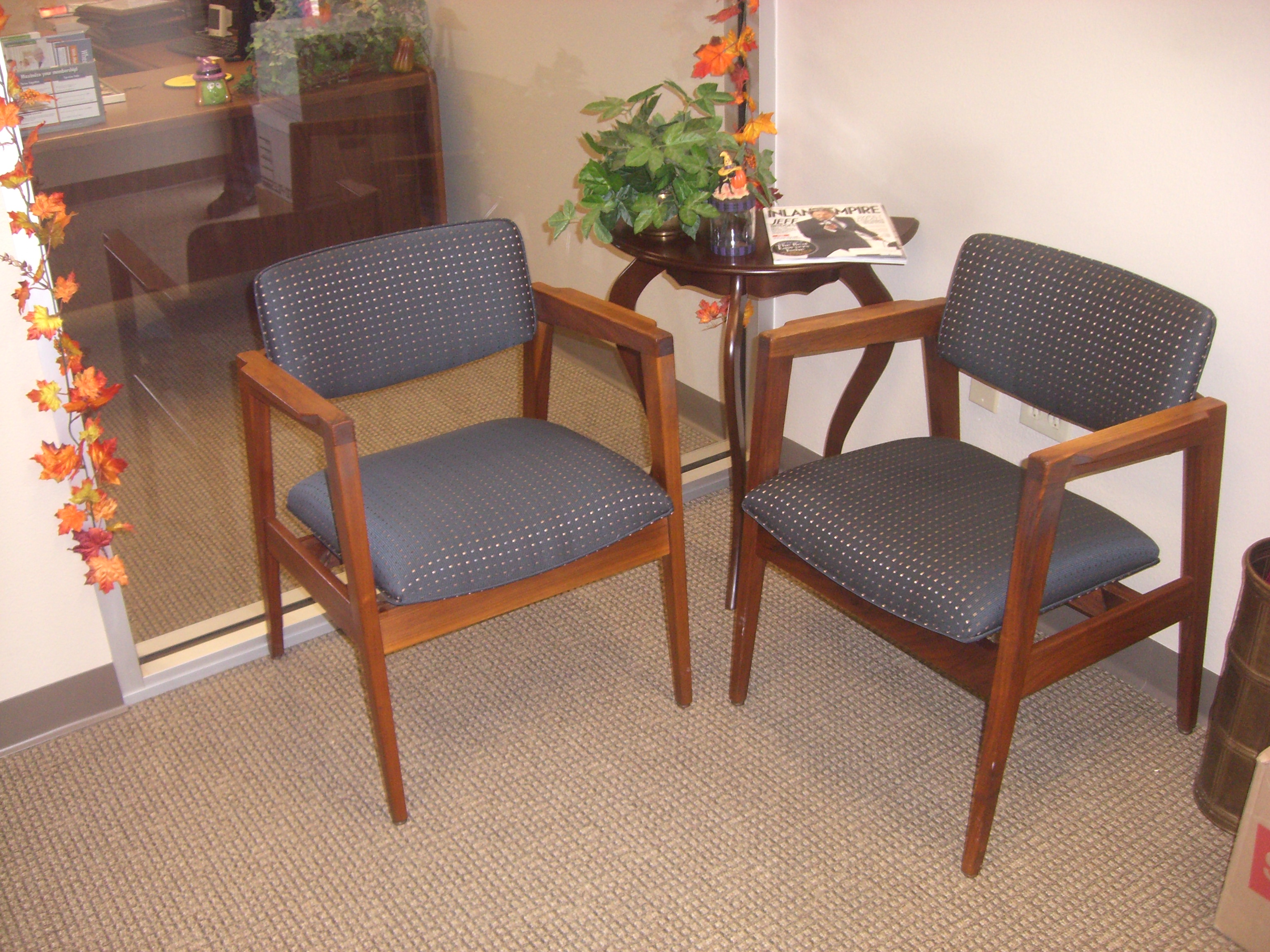 Custom Reupholstered chairs chair